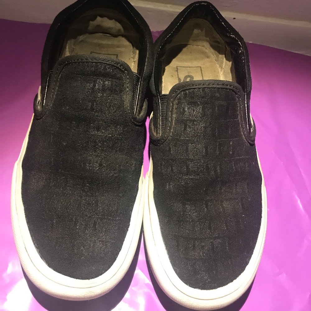 Croc platform vans black USED